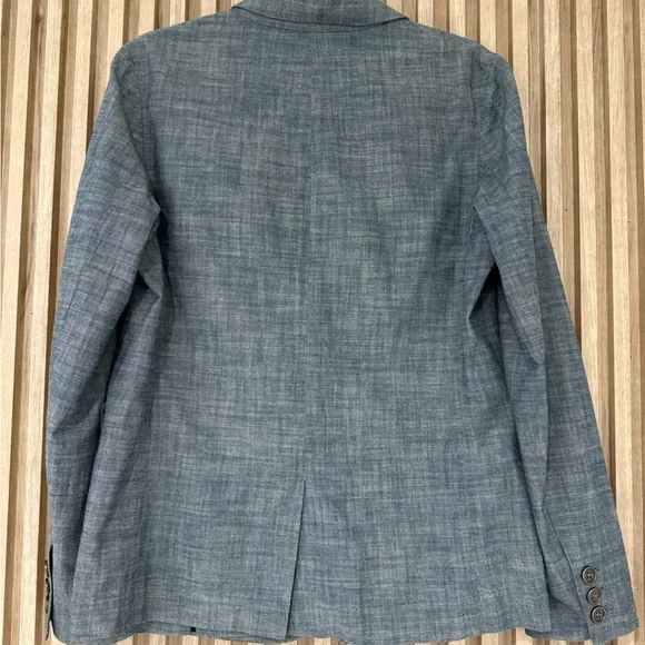 Burberry Blue Blazer Tailored Suit Jacket
